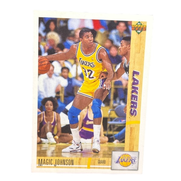 Magic Johnson 1991 Lakers Upper Deck #45 Trading Card